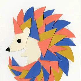 Curled hedgehog